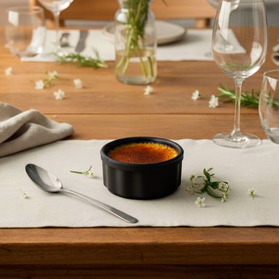 Ramequim Gourmet Bliss 150ml Preto em Silicone