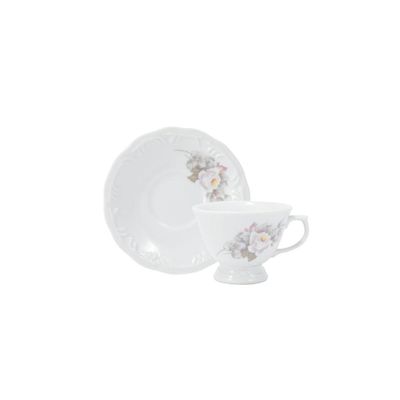 Jogo de Jantar 84 Peças Chá Café Eterna Porcelana Schmidt