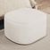 Kit 2 Puffs Decorativos Orgânico para Living Quarto 70cm Doha W01 Linho Cru - Lyam Decor