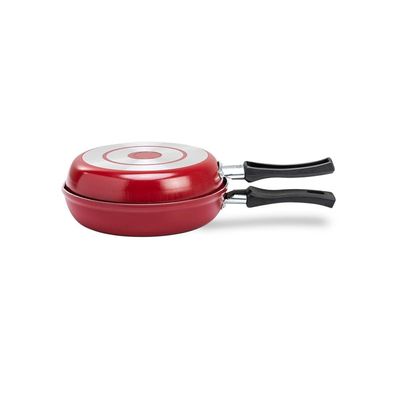 Omeleteira Anis Antiaderente Proflon 750ml 18cm Brinox Vermelho