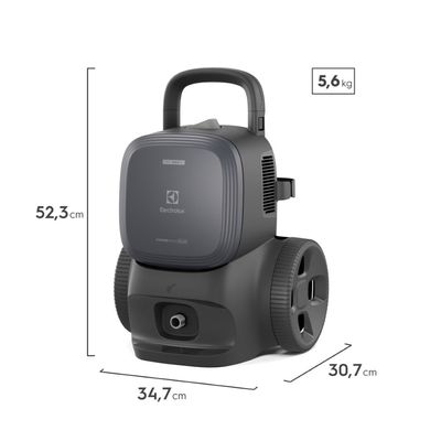Lavadora de Alta Pressão Electrolux 1850PSI 1500W PowerWash c/ Canhão de Espuma (EWS1850P) 127V