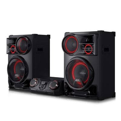 Mini System XBOOM 3500W RMS CL98 DJ Set Karaokê Party Speaker LG Preto