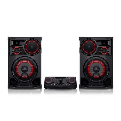 Mini System XBOOM 3500W RMS CL98 DJ Set Karaokê Party Speaker LG Preto