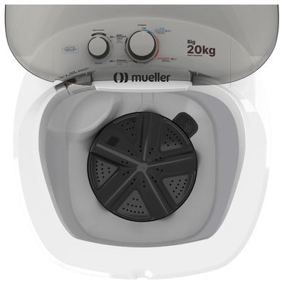 Lavadora de Roupas Semiautomática 20,1Kg Mueller Big, Branca Branco / 220V