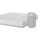 Colchão Viena Queen Size Bartira + Cama Box Queen Bipartida Loreto Umaflex Branco