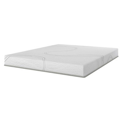 Colchão Viena Queen Size Bartira + Cama Box Queen Bipartida Loreto Umaflex Branco