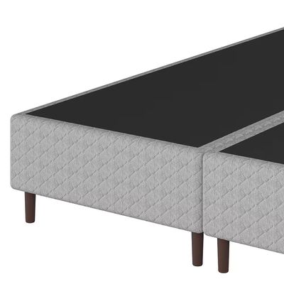 Base Cama Box Queen Size Loreto A26 38x159x198cm Umaflex Cinza