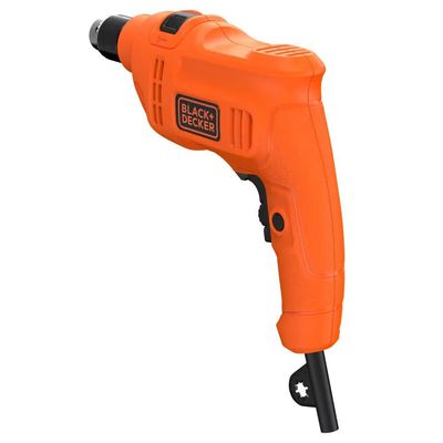 Furadeira de Impacto Black+Decker BED710550 3/8 Polegadas 550W Empunhadura Ergonômica Gatilho Anatômico Laranja e Preto / 220V