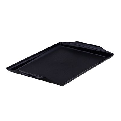 Bandeja Square Retangular 23x35 Preta em Polipropileno
