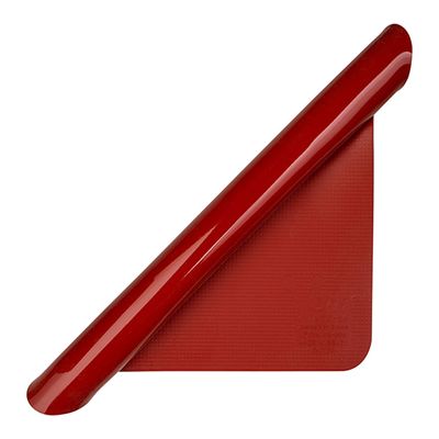 Tapete Culinário Liso Retangular 40x60 Vermelho em Silicone