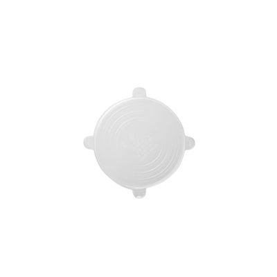 Tampa Hermetic Caps Redonda 12cm Natural em Silicone