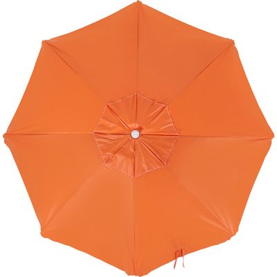 Guarda-Sol Articulado em Bagum e Haste de Alumínio de 2,40m Laranja Bel 2,40m