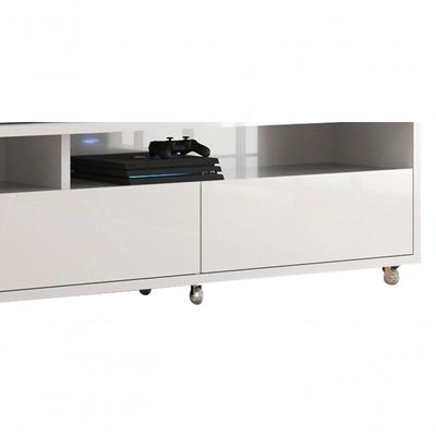 Rack Bancada Para Tv Aspen Branco - Moveisaqui