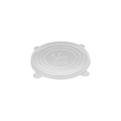Tampa Hermetic Caps Redonda 18,5cm Natural em Silicone