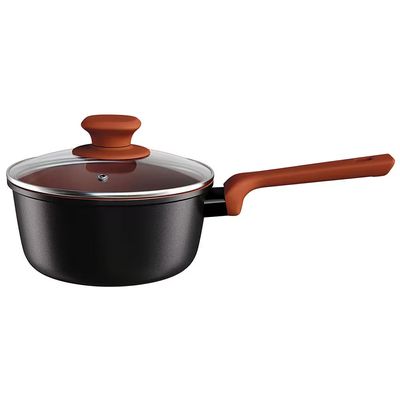 Panela Colorstone Antiaderente 5 Camadas 2,2L Euro Home Preto com Marrom