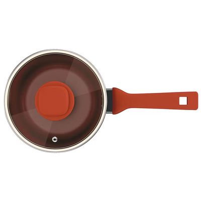 Panela Colorstone Antiaderente 5 Camadas 2,2L Euro Home Preto com Marrom