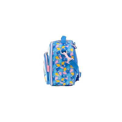 Kit Lancheira Térmica Feminina + Garrafa Térmica 350ml Stitch Azul