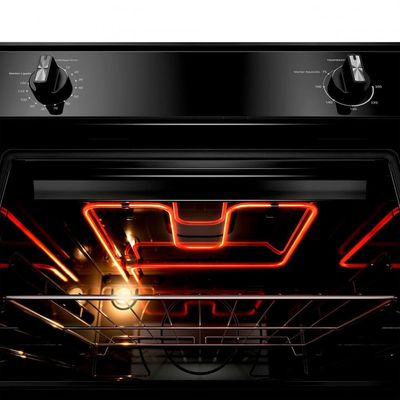 Forno Elétrico de Embutir Consul 47L COB47BE Porta Removível Timer Autodesligamento Luz Interna Preto Preto / 110V