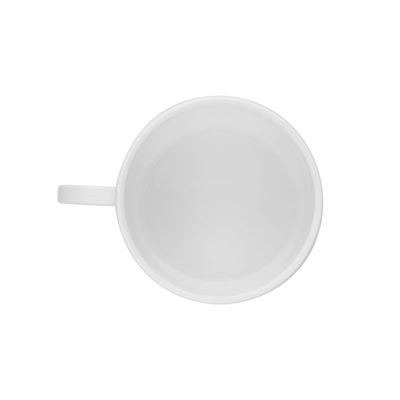 Xícara de Chá Elegance 240ml Branca em Polipropileno