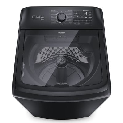 Máquina de Lavar Electrolux 18Kg Preta Expert Tripla Filtragem e Jatos Poderosos (LEB18) 127V