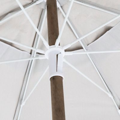 Guarda-Sol Caioba em Bagum e Haste de Madeira 2,40m Cores Sortidas Bel 2,40m