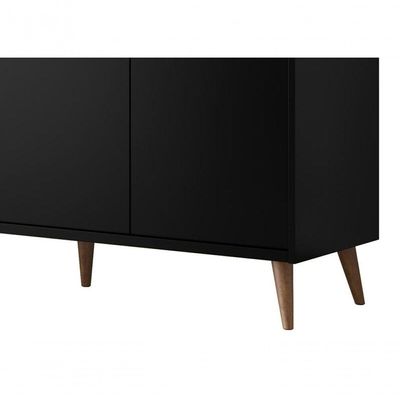 Buffet Com Adega Estilo Preto - Moveisaqui