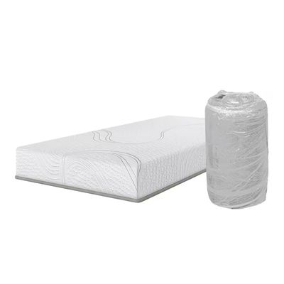 Colchão Viena Solteiro 20x88x188cm Viscoelástico D40+D33 Enrolado a Vácuo Bartira Branco
