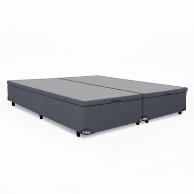 Colchão Viena Queen Bartira + Cama Box para Colchão Queen Universal Itaflex Branco