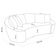 Sofá 3 Lugares Orgânico Sala de Estar Living 210cm Adam T03 Veludo Bege - Lyam Decor