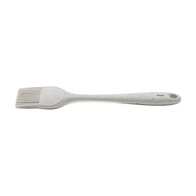 Pincel de Silicone Flex 28cm Resiste Alta Temperatura Brinox Branco