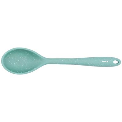 Colher de Silicone Flex 27,5cm Resiste Alta Temperatura Brinox Verde