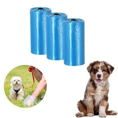 Kit 3 Rolos De Saquinhos Refil Higiênico Cata Caca Coco Pets Cachorro Câes Dog Gatos