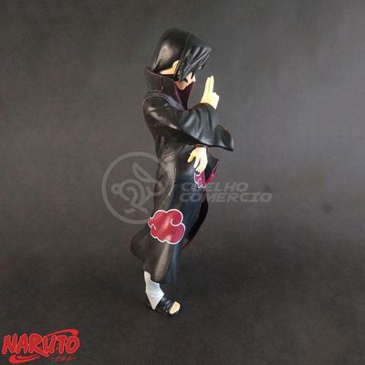 Brinquedo Action Figure Itachi Uchiha Akatsuki 18Cm Colecionável Universo Shippuden Ninja Ultimate