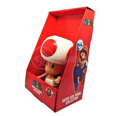 Boneco Action Figure Cogumelo Toad Super Size 20Cm Mario
