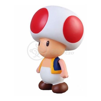 Boneco Action Figure Cogumelo Toad Super Size 20Cm Mario