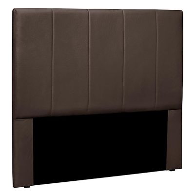 Cabeceira Decorativa Queen Size 1,60M Erza Veludo Marrom - Gran Belo