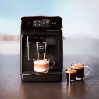 Cafeteira Espresso Philips Walita EP1220 Superautomática 1400W Preto / 110V