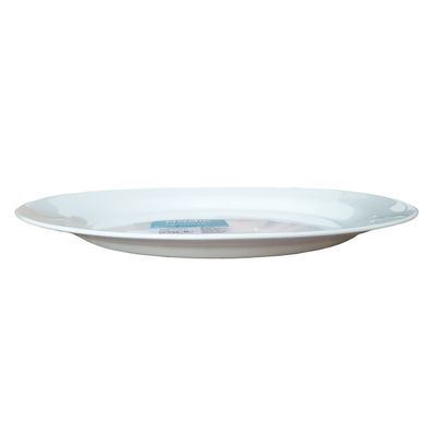 Prato Raso Menu de Vidro Opaline 26,5cm 12 unidades - Nadir 5543