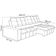 Sofá Retrátil Reclinável Para Sala 4 Lugares 290cm Curie F04 Veludo Marrom Escuro - Lyam Decor