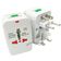 Adaptador Universal Tomada Padrão Internacional Eua Europa