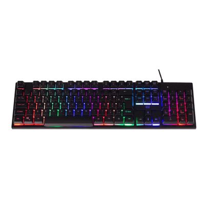 Teclado Gamer Multimídia GTE1000 USB 1.5M ABNT2 Rainbow Dazz
