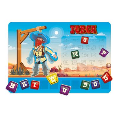 Jogo da Forca Fuja do Xerife Brincadeira de Criança