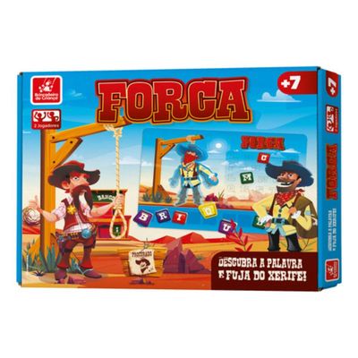 Jogo da Forca Fuja do Xerife Brincadeira de Criança