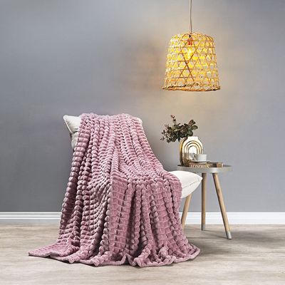 Cobertor Coberta Tok Max Queen Ultrasoft Alto Relevo Dupla Face - Peony