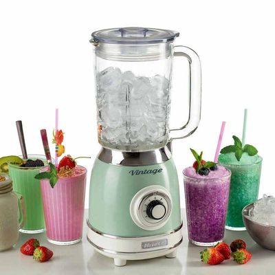 Liquidificador Ariete Vintage Verde 1000w Copo De Vidro 1,5l 110v - Linha Retrô 583