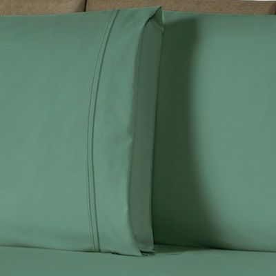 Jogo de Cama Lençol King Conforto Percal 300 Fios 3 Peças - Verde
