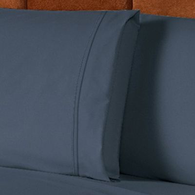 Jogo de Cama Lençol Queen Conforto Percal 300 Fios 4 Peças - Azul