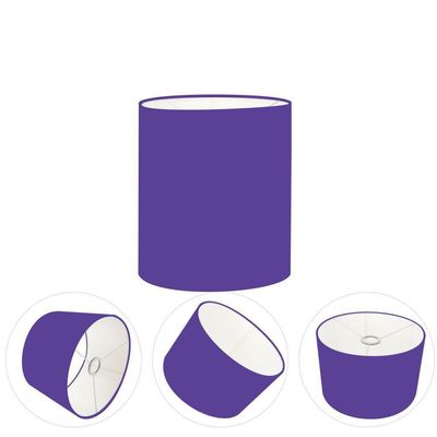 Cúpula Abajur Cilíndrica Cp-7001 ø13x15cm - Roxo