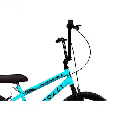 Bicicleta Colli Montadinha Aro 20 Selim Mobik Bagageiro Cor Amarelo Neon Tamanho Do Quadro 12