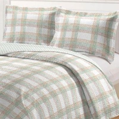 Kit Cobre Leito Colcha Daily King 3 Peças Dupla Face Estampado - Modelo 70 - 100% Poliéster